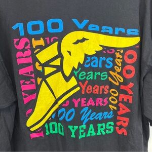 Vintage 90s Good year Tshirt 100 Year Anniversary Tires Black Adult XL